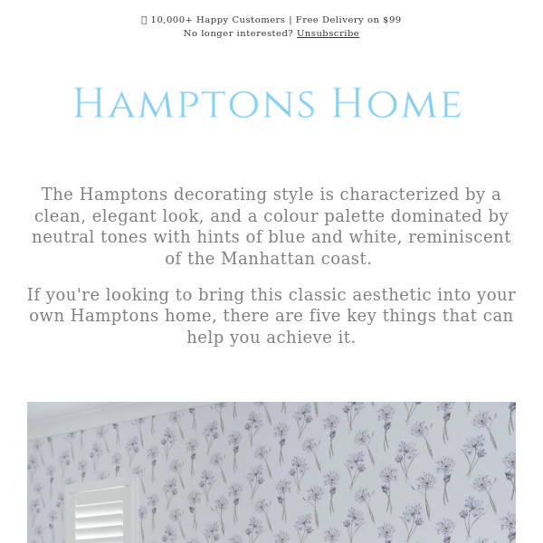 🏠 Five Things That Just Make Sense For Your Hamptons Home