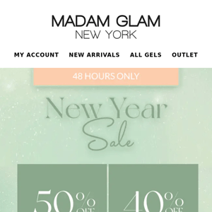 Rock this New Year with 50% OFF 🥂