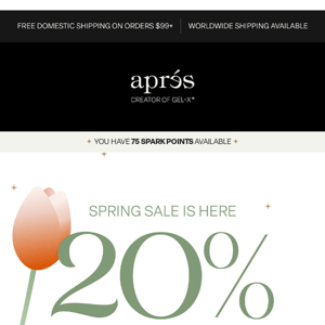Aprés Spring Sale Starts Now! 💅 🌸