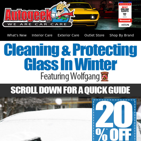 Check Out These Winter Glass Care Tips Featuring Wolfgang!