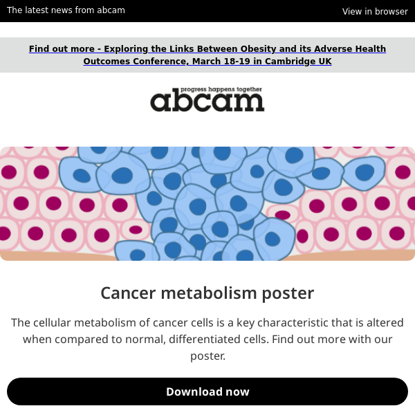 Metabolism poster, MAPK-ERK pathway, biomarker success webinar