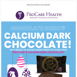 Chocolate Bunny? Free Calcium Dark Chocolate!!!🍫🍫🍫