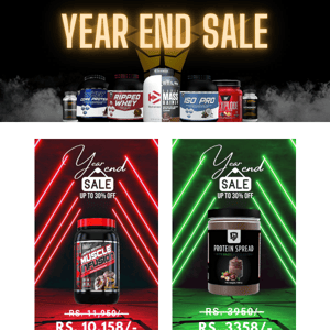 Get up to 30% off during this year-end sale