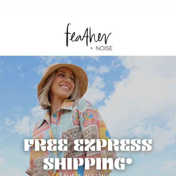 FREE EXPRESS SHIPPING SITEWIDE* ☀️