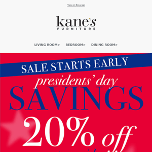 Presidents' Day deals early! ⭐