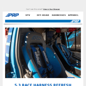 RACE HARNESS REFRESH 🏁 NEW OFFERINGS!