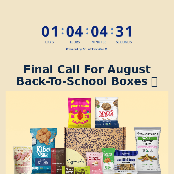 ⏰  LAST CHANCE! August Boxes Ending Soon ⏰