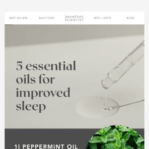 5 Essential Oils for Better Sleep