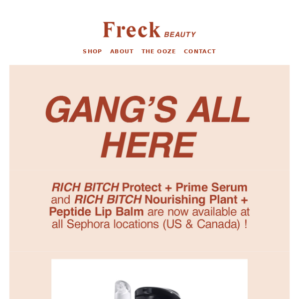 THE NEW BITCHES r at Sephora!