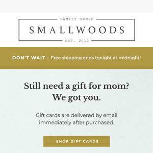 Still need a gift for mom? We got you.