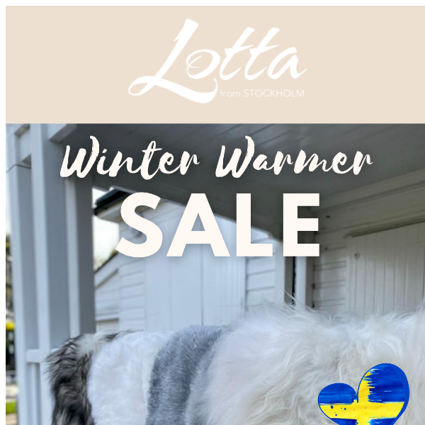 Last few days of our Winter Warmer sale ❄️