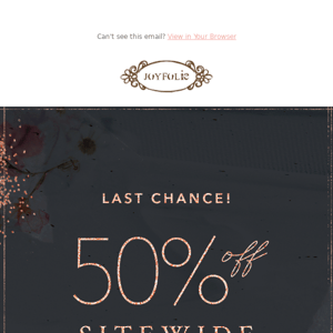 Last Chance! Unlock 50% Off ⏳