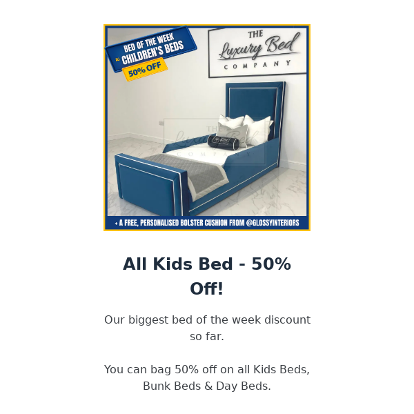 Our best bed of the week sale yet!