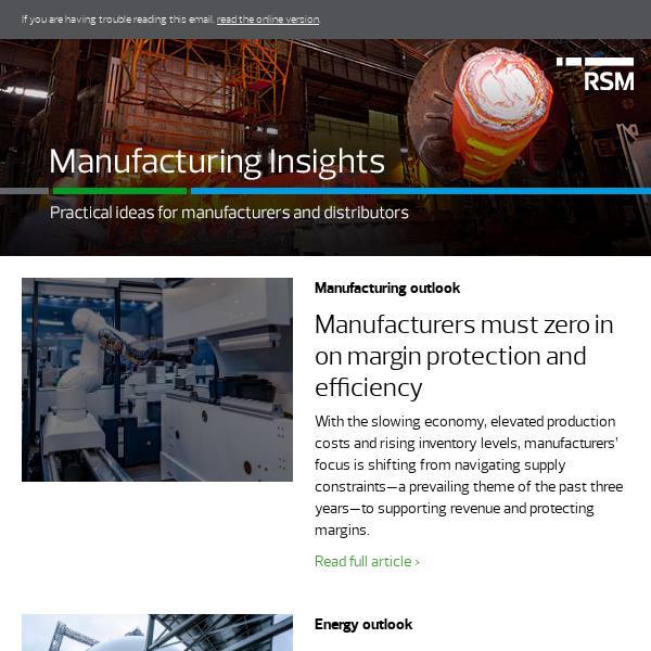 Manufacturing Insights