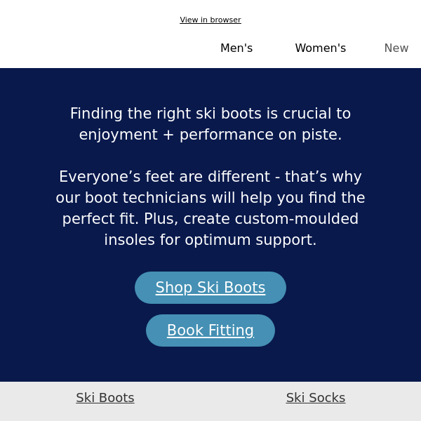 Step up your ski game with ski boot fitting