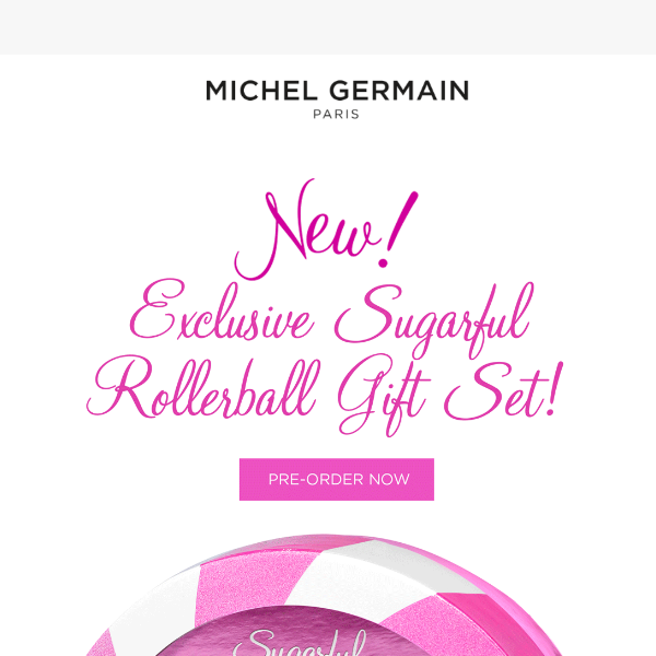 Pre-Order the New, Playful and Kissable Sugarful Rollerball Set Now!