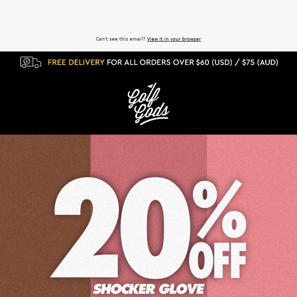 Shocker Glove Flash Sale 20% OFF ⚡