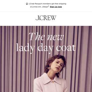 Meet the new lady day coat