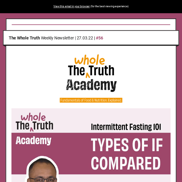 Types of Intermittent Fasting🕐