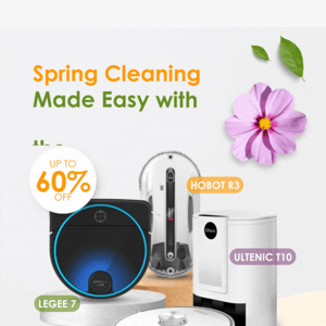 Spring Cleaning Made Easy With The Robot Trio! 🌼