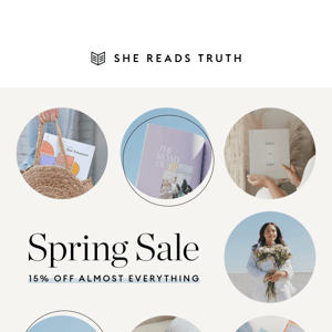 Our Spring Cleaning = Your Spring Sale