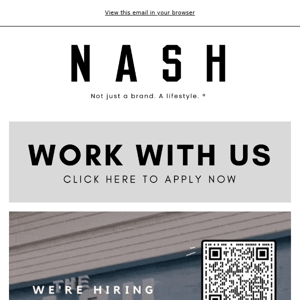 Join the NASH team!✨