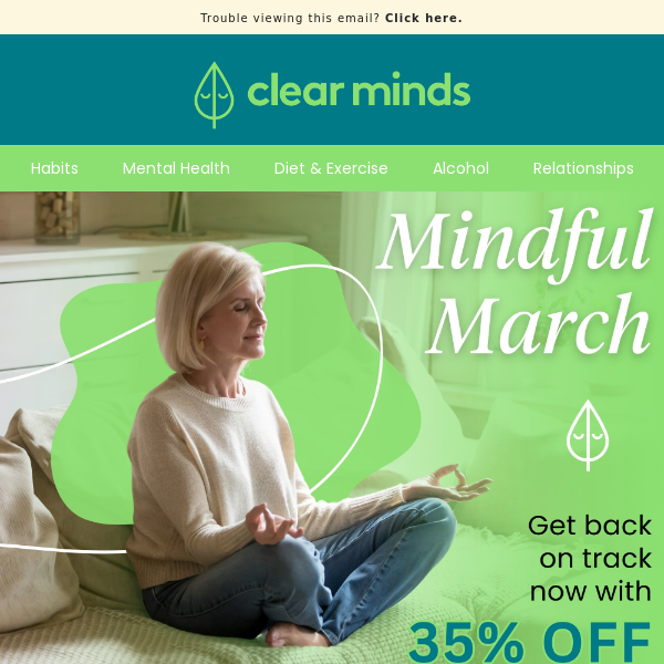 Liz, Let's Kick Off Mindful March 🌿