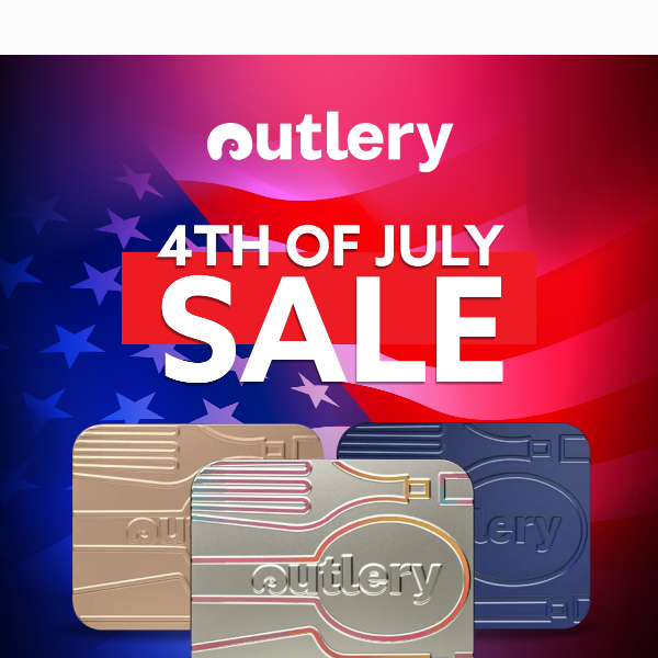 Limited-time sale on portable cutlery and BBQ products!