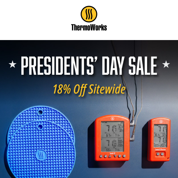 ThermoWorks Sale: Get 18% off sitewide during Presidents Day