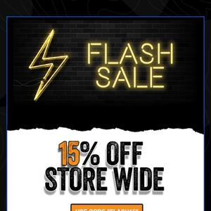 Friday Flash Sale ⚡