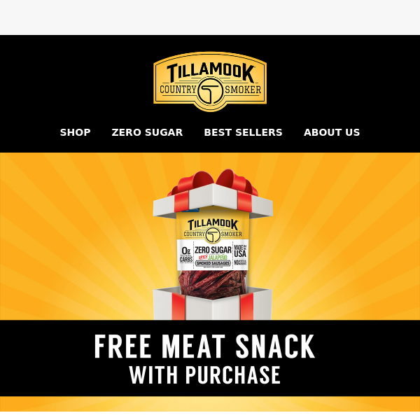 Last chance for FREE meat snacks!