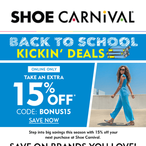 Shop the Memorial Day sale NOW! - Shoe Carnival