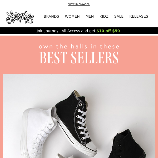 Converse Best Sellers.