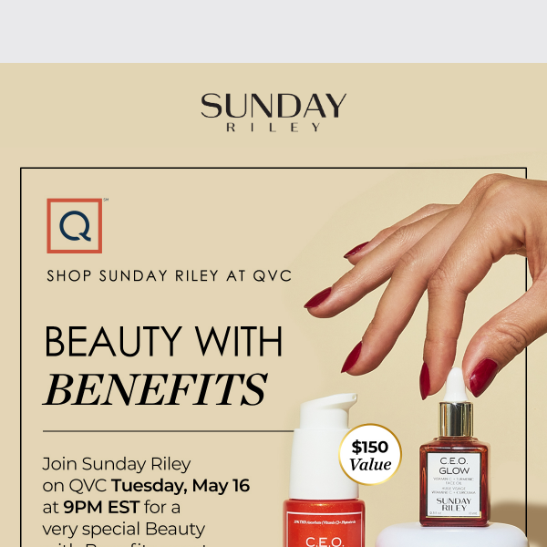 Make a Difference with Sunday Riley on QVC!
