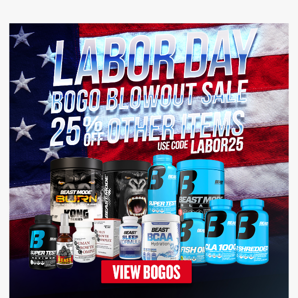 Labor Day BOGO Blowout-This Weekend Only