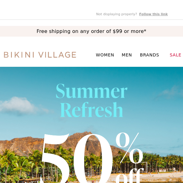 Get your 2nd swimsuit set at 50% Off - Bikini Village