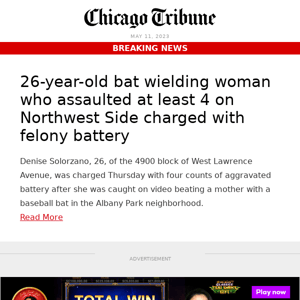 26-year-old bat wielding woman who assaulted at least 4 on Northwest Side charged with felony battery