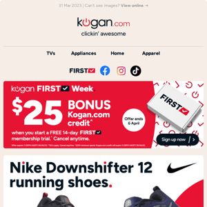 👟 Nike Downshifter 12 running shoes only $59.99 (Don't pay $100 at another store!)