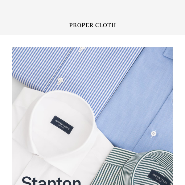 New Stanton Broadcloth Dress Shirts