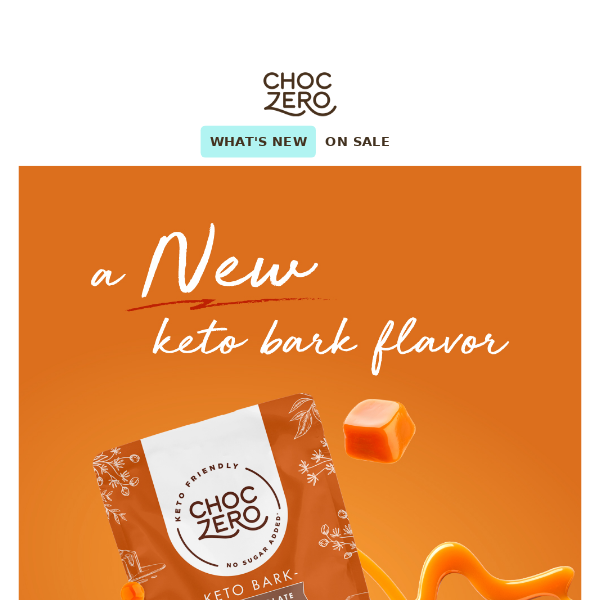 Have you tried our Caramel Crunch Keto Bark yet?