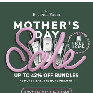 Mother’s Day Sale Reminder!