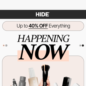 Up to 40% Off Everything!?!!!???!!!!