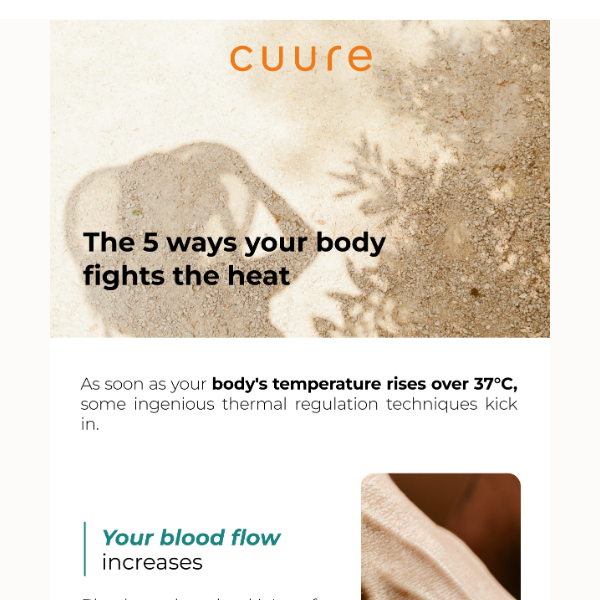 What happens in your body during hot weather?