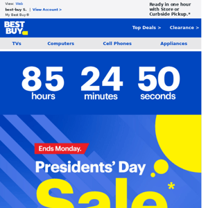 Here are Presidents' Day SALE Event deals for your inbox! This is an amazing day... 💰