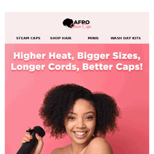 The Afro Steam Caps Difference