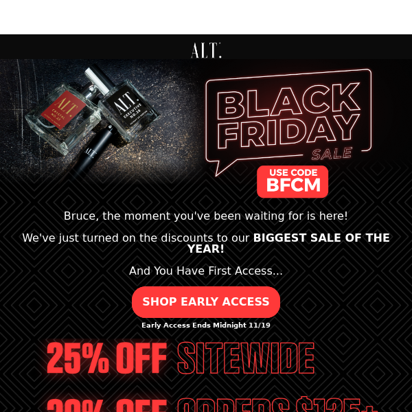 Early Access Sale Black Friday: Save up to 35% 🔓