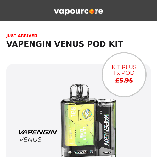 New Pod Kits & Disposables - Now in stock