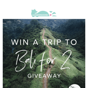 🔴 GIVEAWAY 🔴 7-Day Trip for 2 to Dreamy Bali