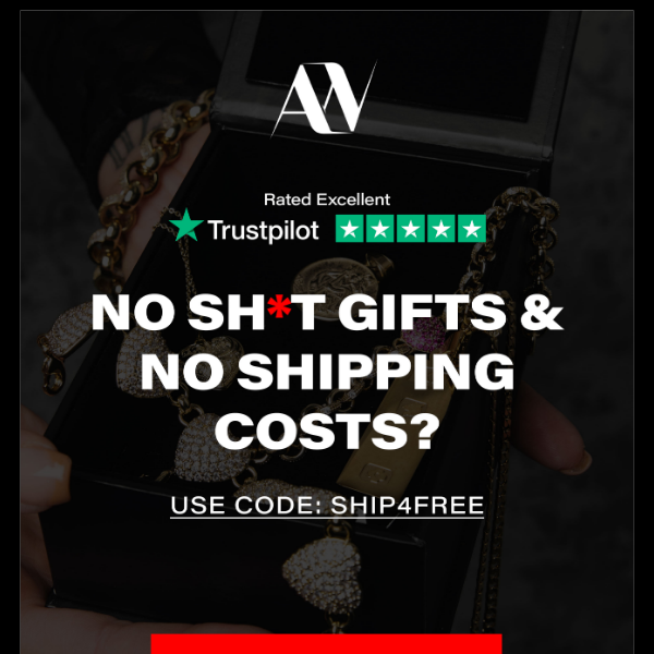 No shipping costs = no sh*t gifts