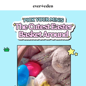 New! Customize an Easter basket with minis